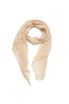 Pañuelo foulard liso unisex blanco nude