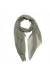 Pañuelo foulard liso unisex amarillo, verde y gris