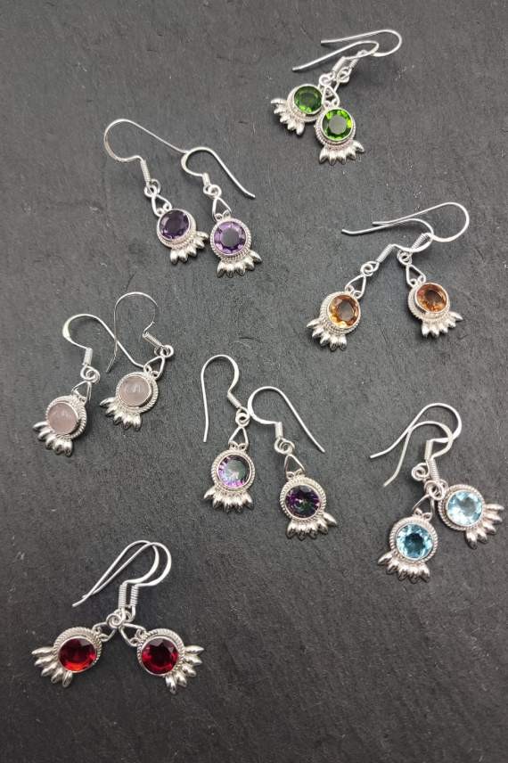 Pendientes plata Oporto Pendientes plata Oporto