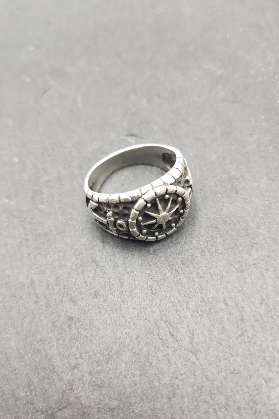 Anillo plata Rosa de los vientos Anillo plata Rosa de los vientos
