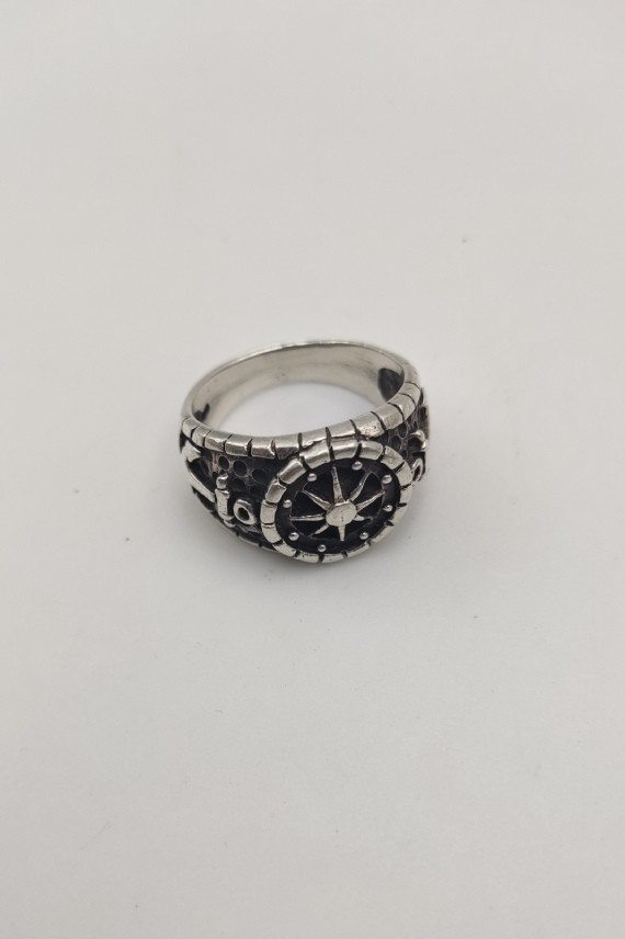 Anillo plata Rosa de los vientos Anillo plata Rosa de los vientos