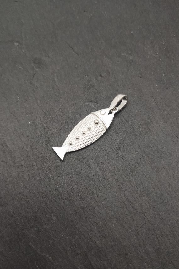 Colgante plata Pescado ecléctico