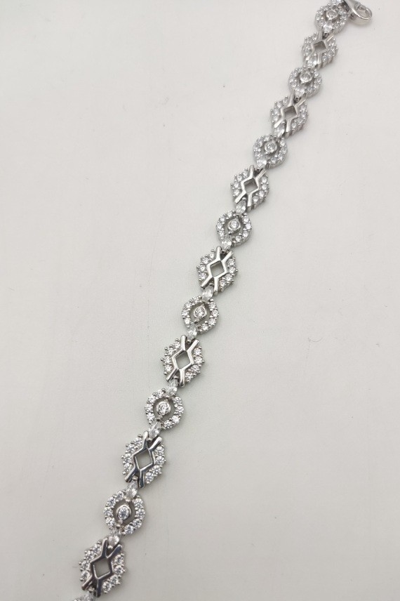 Pulsera Plata circonitas Taqsim