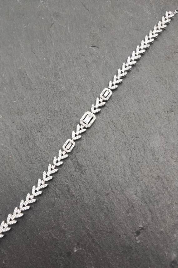 Pulsera Plata flechas circonitas Pulsera Plata flechas circonitas