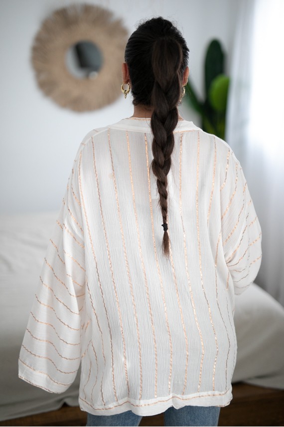 Kimono Bambula Hilo dorado Kimono Bambula Hilo dorado