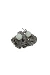 Pendientes Plata Bola Lisa y Pulida Camelia