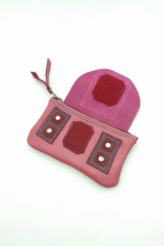 Monedero piel cuadrado Kriss Monedero piel cuadrado Kriss