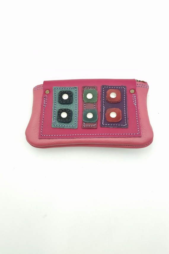 Monedero piel cuadrado Kriss Monedero piel cuadrado Kriss