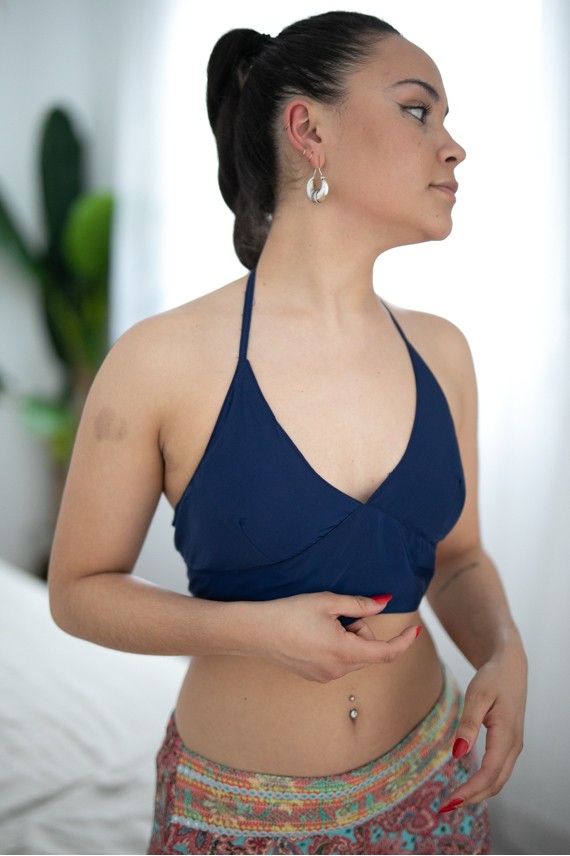 Top Seda Liso Eskorzo Top Seda Liso Eskorzo