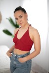 Top Seda Liso Eskorzo Top Seda Liso Eskorzo