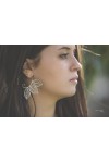 Pendientes Zamak Forma de Hoja Nha Trang