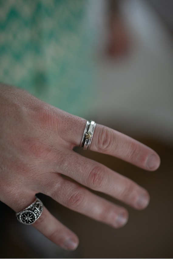 Anillo plata Rosa de los vientos Anillo plata Rosa de los vientos