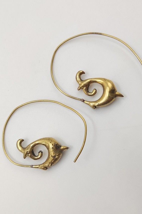 Pendientes espiral Thaikkudam Pendientes espiral Thaikkudam