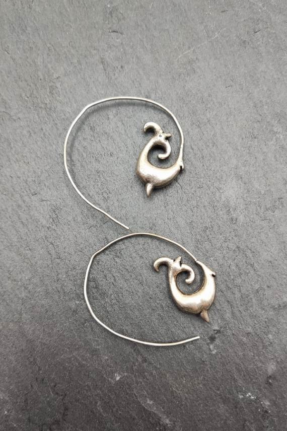 Pendientes espiral Thaikkudam Pendientes espiral Thaikkudam