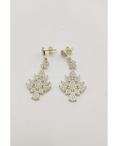 Pendientes Plata Maravilla Oro