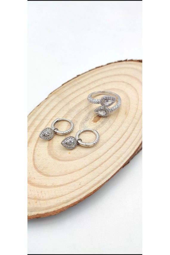 Pendientes plata Marhaba