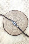 Pulsera Cuero Hoja Zamak Leaf