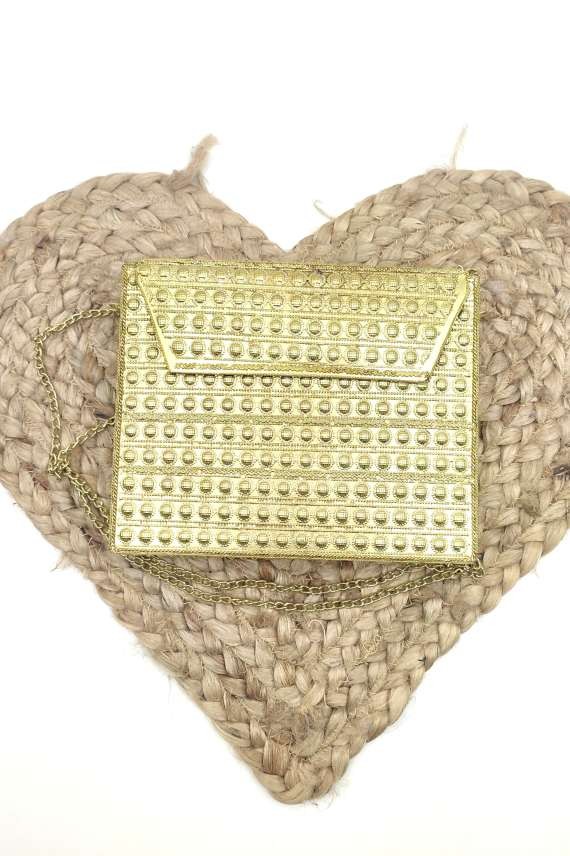 Bolso Latón Nancy Oro