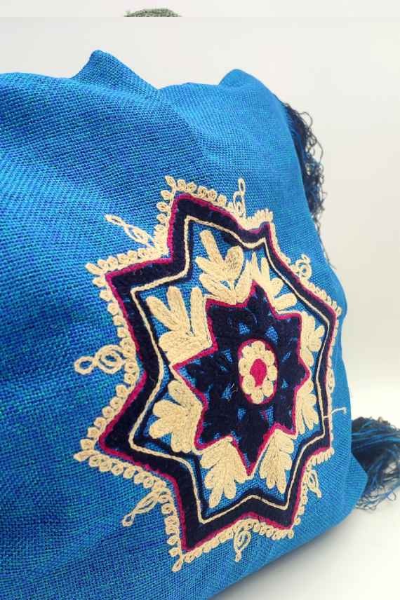 Bolso Rafia Bordado Mandala Bolso Rafia Bordado Mandala