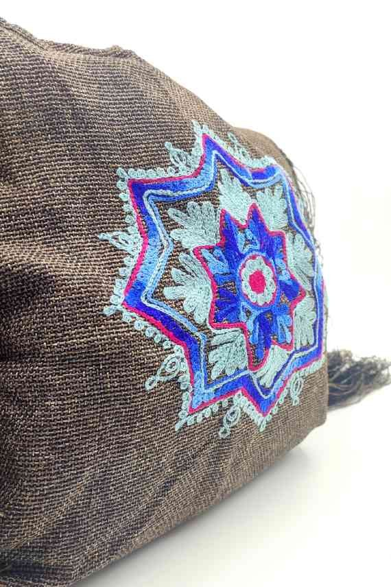 Bolso Rafia Bordado Mandala Bolso Rafia Bordado Mandala