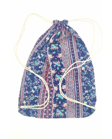 Mochila Saco seda flor marino Mochila Saco seda flor marino