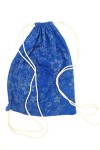 Mochila Saco seda flor azul Mochila Saco seda flor azul
