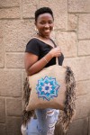 Bolso Rafia Bordado Mandala Bolso Rafia Bordado Mandala