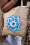 Bolso Rafia Bordado Mandala Bolso Rafia Bordado Mandala