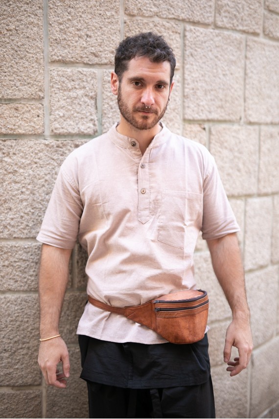 Riñonera piel África