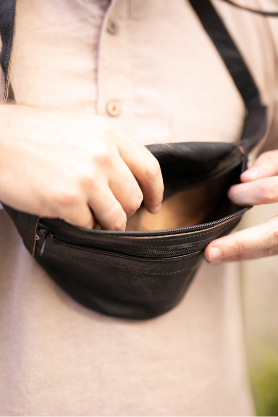 Riñonera piel África Riñonera piel África