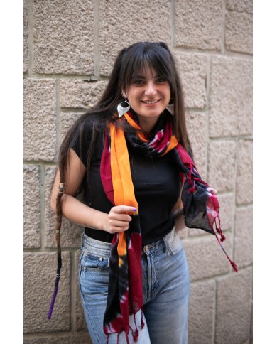 Pañuelo Foulard Rayón Tie Dye Copacabana Pañuelo Foulard Rayón Tie Dye Copacabana