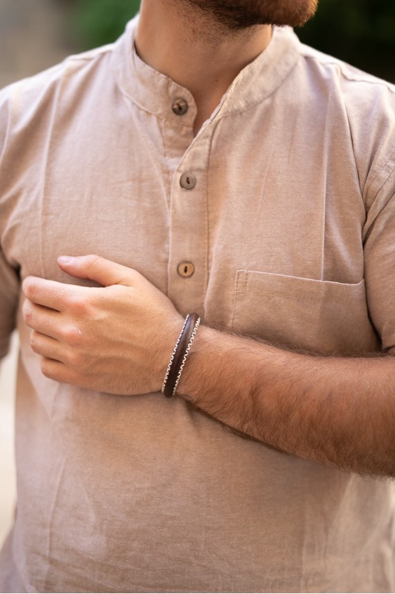 Pulsera cuero Travis