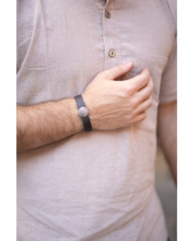 Pulsera cuero Nudo celta Kennitt