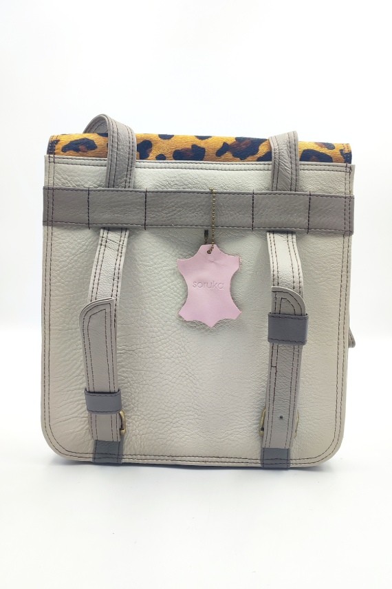 Bolso Mochila Remi backpack print leopardo by Soruka Bolso Mochila Remi backpack print leopardo by Soruka