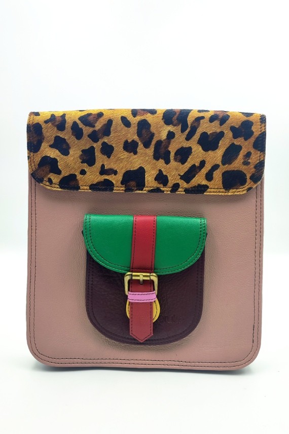 Bolso Mochila Remi backpack print leopardo by Soruka Bolso Mochila Remi backpack print leopardo by Soruka