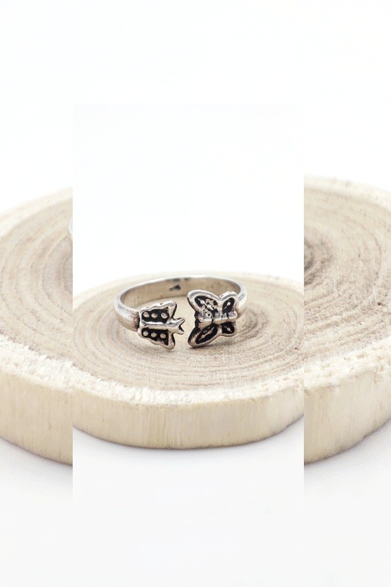 Anillo plata midi Butterfly