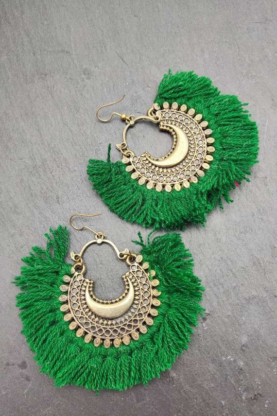 Pendientes Grass Bronze Pendientes Grass Bronze