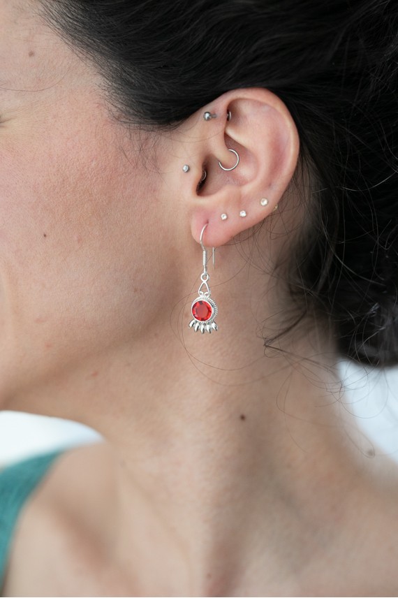 Pendientes plata Oporto Pendientes plata Oporto