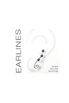 Pendientes trepador plata estrella y espiral Pendientes trepador plata estrella y espiral