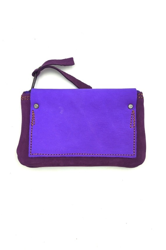 Monedero piel cuatro cuadrados B Monedero piel cuatro cuadrados B