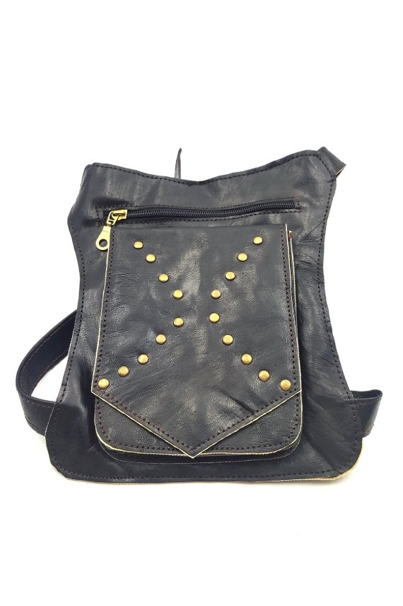 Riñonera piel motera Motorhead Riñonera piel motera Motorhead