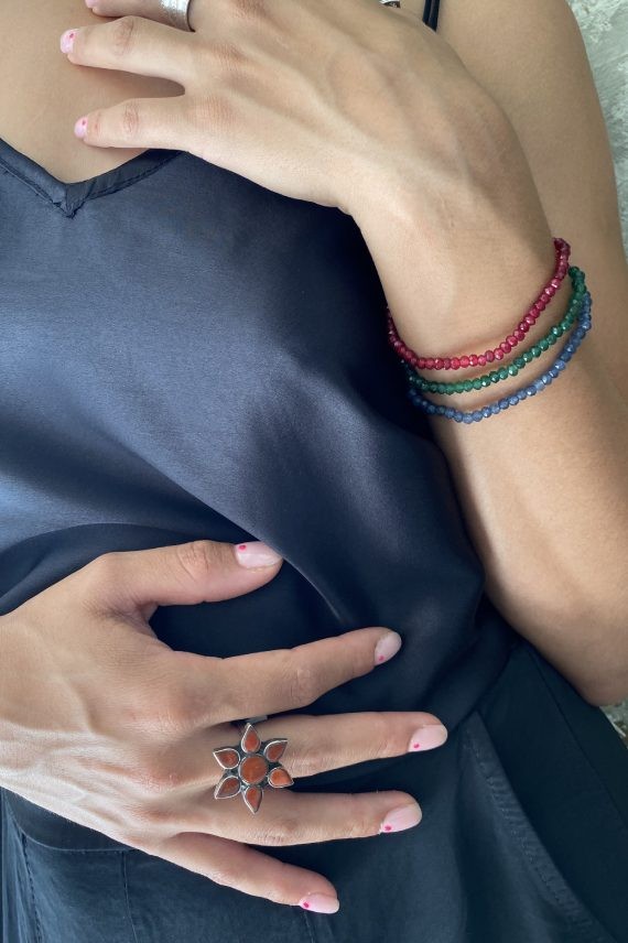 Pulsera Cuentas Piedras naturales