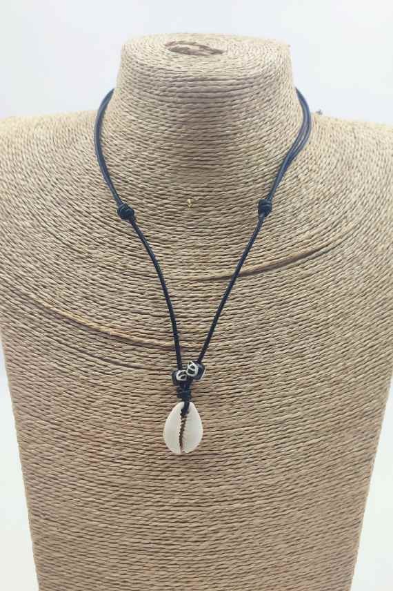 Collar Cauri cuero Vaivai