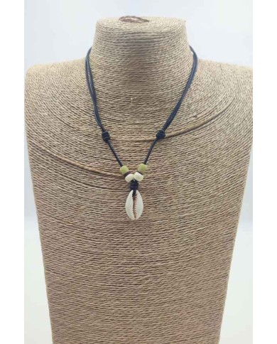 Collar Cauri cuero Vaivai