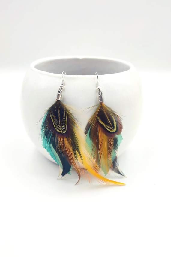 Pendientes pluma Yann Pendientes pluma Yann