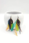 Pendientes pluma Yann