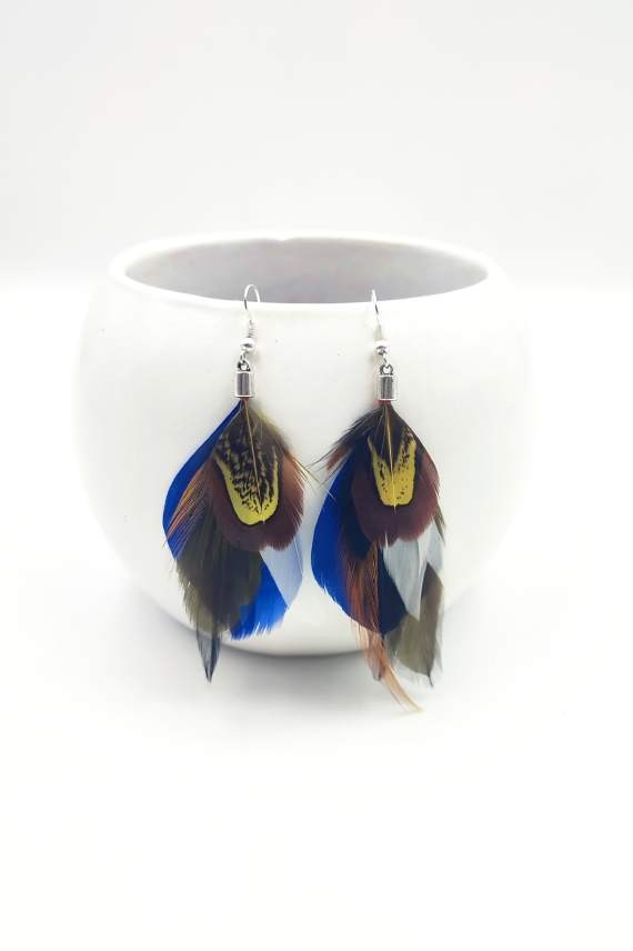 Pendientes pluma Yann Pendientes pluma Yann