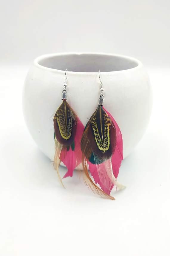 Pendientes pluma Yann Pendientes pluma Yann
