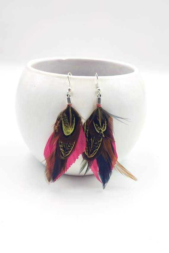 Pendientes pluma Yann Pendientes pluma Yann