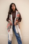 Chaleco Pashmina Arte Nómada Bordado con Flecos